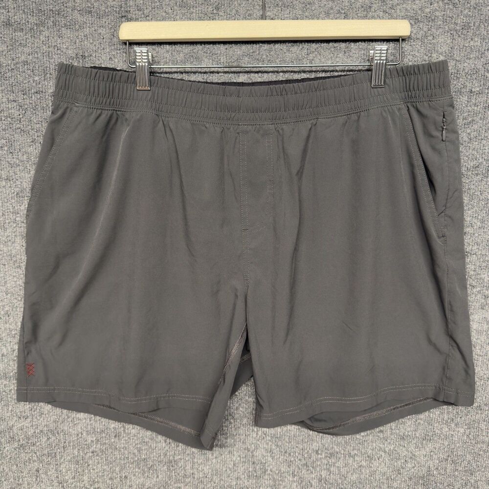 Rhone Mako Shorts Men’s 2XL Gray Performance Athletic Gym Training Workout - Picture 2 of 16